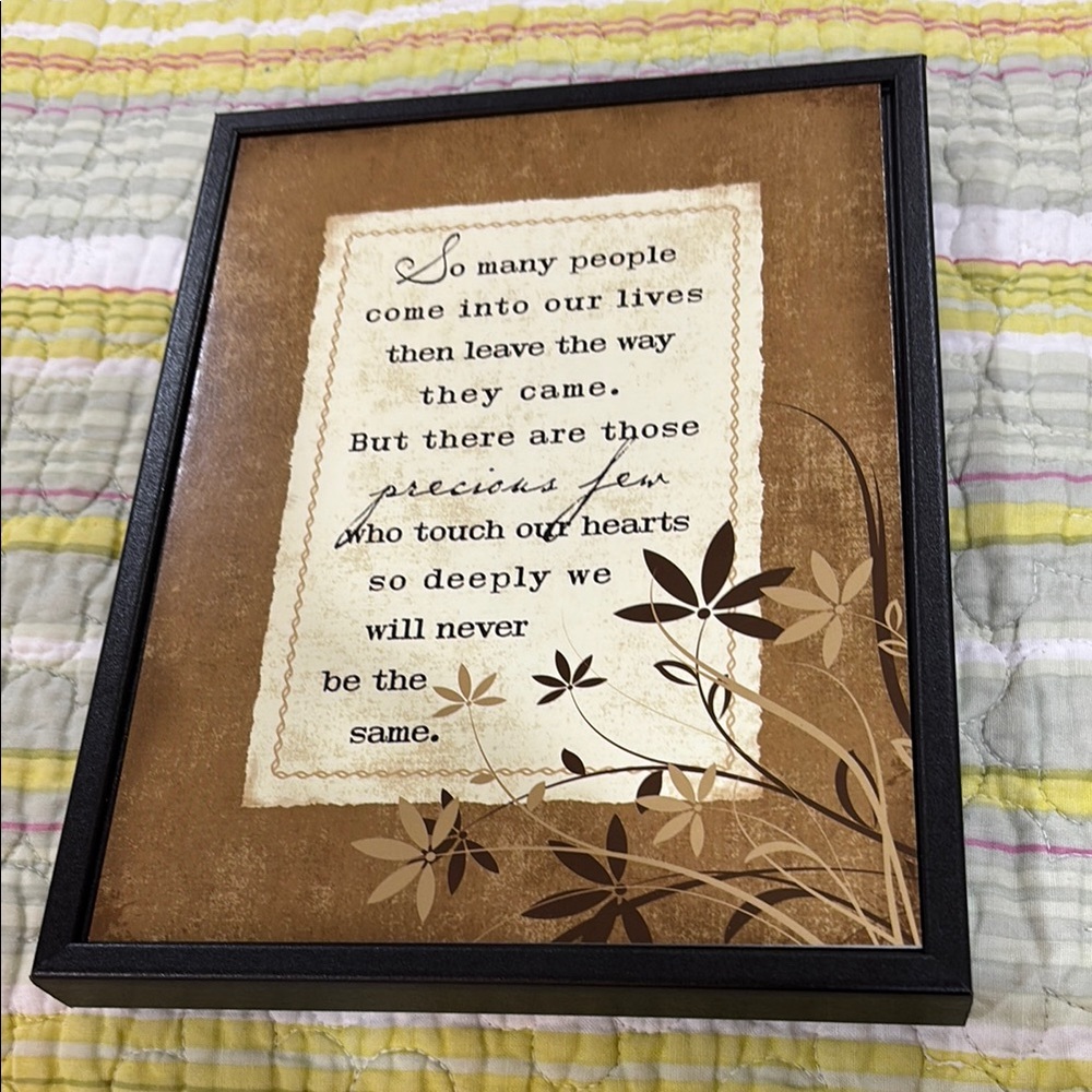 Inspirational Brown and Black Wall Art